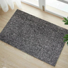 Tapete de banheiro de luxo Deluxe não deslizamento lavável tapete de banheiro de pelúcia, manto de banho de listras absorventes de microfibra para banho, banheiro