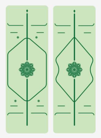 Tapetes de ioga disponíveis em várias cores (2)