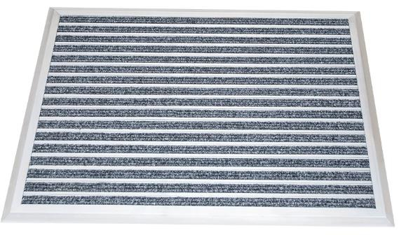 Tapete de porta de boas-vindas em liga de alumínio resistente