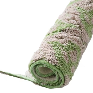 Tapete de área Ranco de estar floral vintage Tapete dobrável e confortável e fofo, não deslizamento não lastrado e lavável da máquina