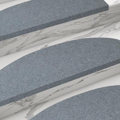 Degraus de escada antiderrapantes industriais | Fabricante de almofadas de escada dobradas personalizadas