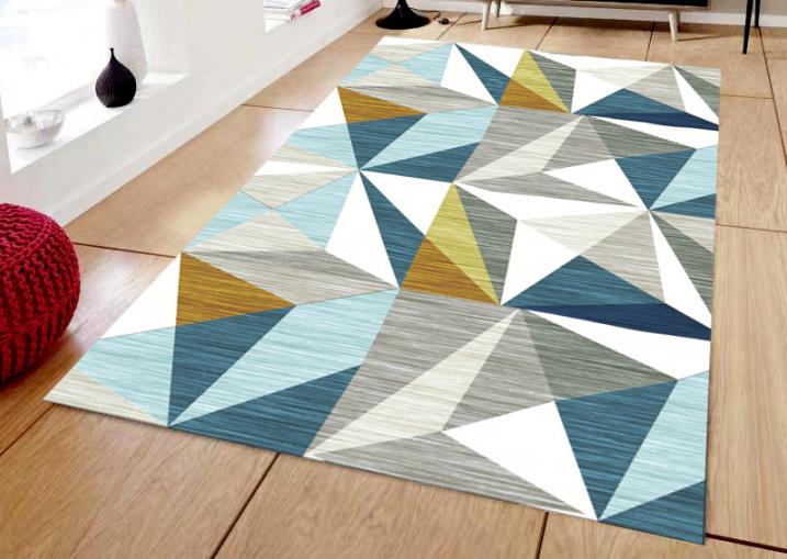 Imagem de exibição do tapete da sala de estar