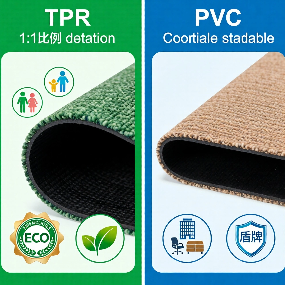 Qual é a diferença entre suportes de TPR e PVC
