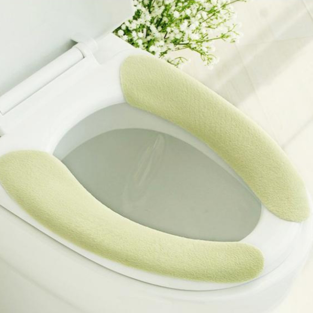 Capa de assento no banheiro banheiro espesso e elástico lavável As almofadas de assento são fáceis de instalar e limpar o tapete toliet