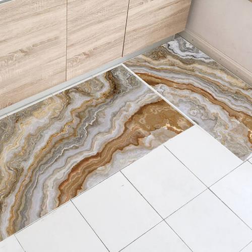 Exibição realista de tapetes de cozinha (2)