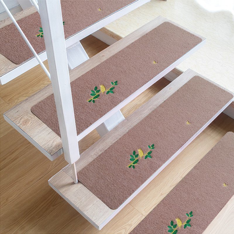 Pedais de escada de carpetes que não deslizam, adequados para degraus de madeira, pedais de escada interna e externa não deslizantes