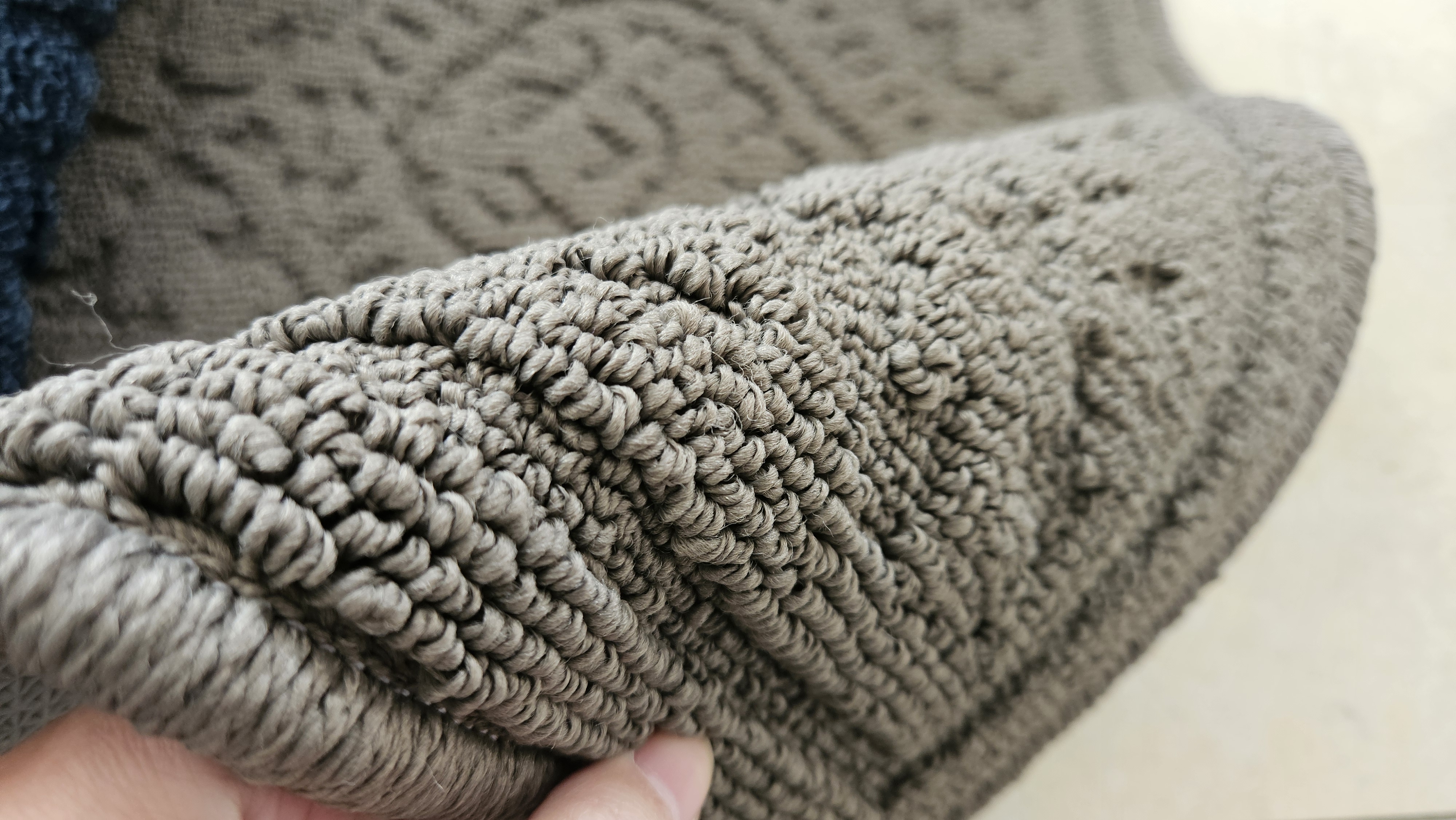 Tapete raspador de pilha circular