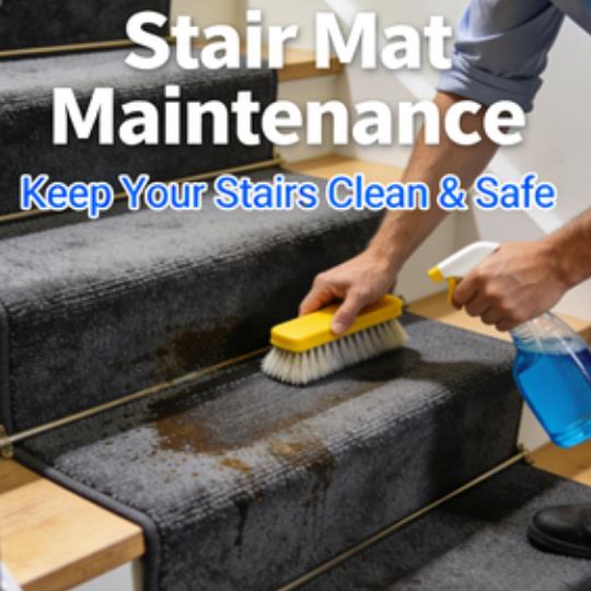 Solução prática para manutenção de tapetes de escadas: Aumentar a satisfação do cliente em 30%.