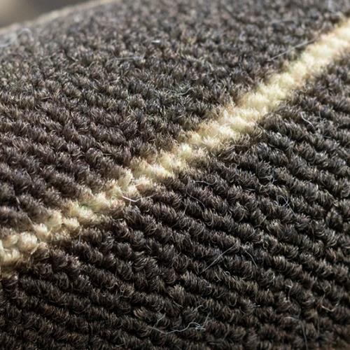 Exibição de superfície de tapete de porta impressa em veludo