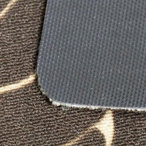 Exibição de suporte de porta impressa em veludo circular