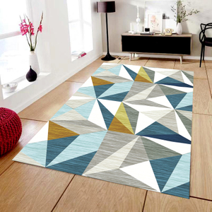 Carpete de corredor Pilha curta Vintage Carpet azul fino tapete chenille corredor carpete pilha curta vintage tapete floral dobrável