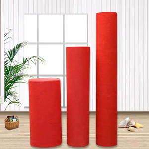 Corrente de tapete vermelho para eventos, não deslize o tapete de pista de corredor vermelho para casamento de festas e decorações de eventos especiais