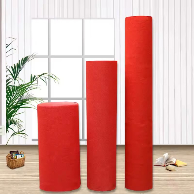 Corrente de tapete vermelho para eventos, não deslize o tapete de pista de corredor vermelho para casamento de festas e decorações de eventos especiais