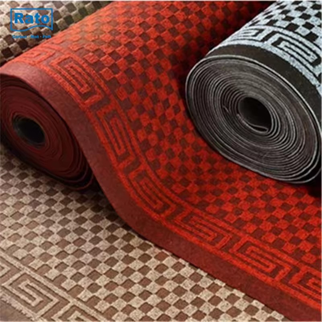 Bom rolo de tapete Jacquard impermeável, encontre detalhes completos sobre - Shandong Rato Carpet Co., Ltd. 