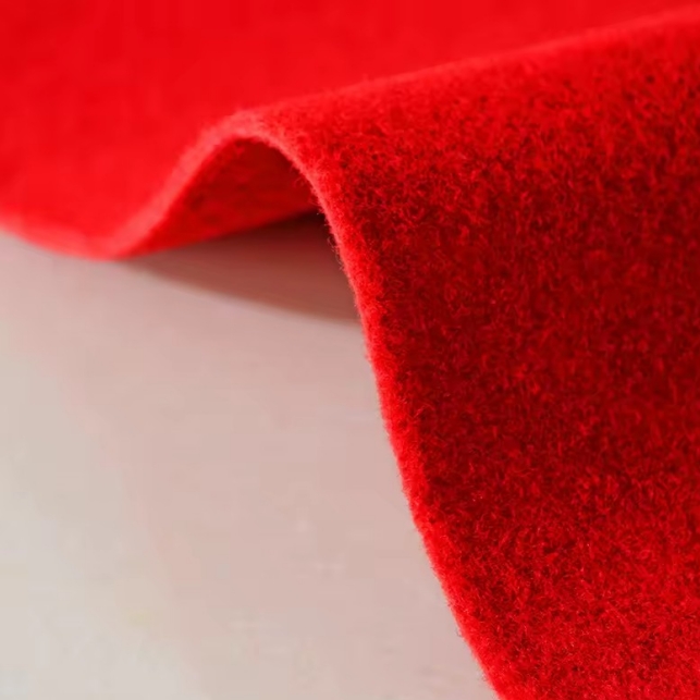 Superfície do tapete vermelho
