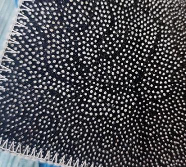 Close do forro do carpete da sala de estar