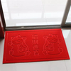 Capacho de entrada frontal durável, tapete de entrada de capacho interior externo pesado, apoio de borracha sem deslizamento, raspador de sapatos fácil de limpar, impermeabilização, pátio, gramado