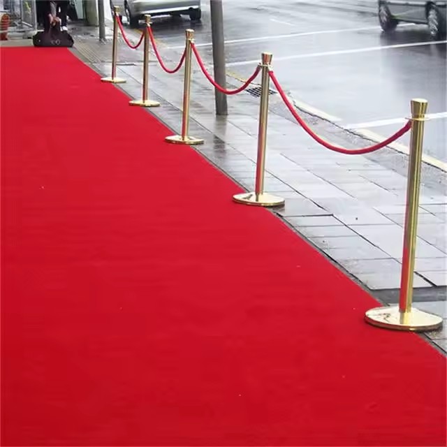 Corrente de tapete vermelho para eventos, não deslize o tapete de pista de corredor vermelho para casamento de festas e decorações de eventos especiais