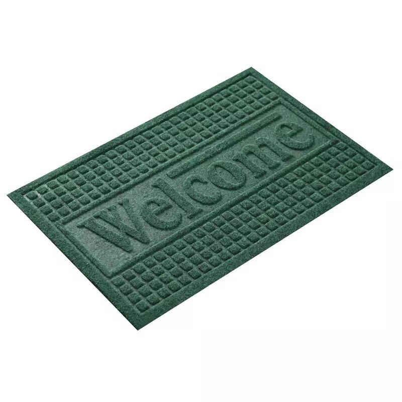 Capacho de entrada frontal durável, tapete de entrada de capacho interior externo pesado, apoio de borracha sem deslizamento, raspador de sapatos fácil de limpar, impermeabilização, pátio, gramado