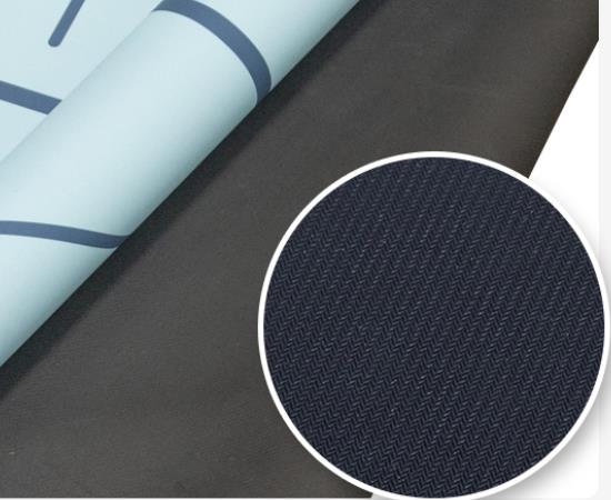 Exibição detalhada do suporte do tapete de ioga