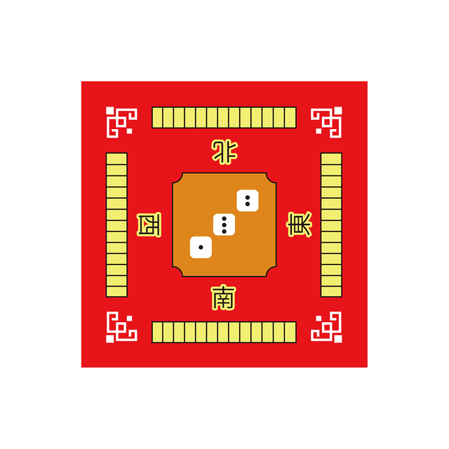 Mahjong Mat Anti Slip Reduction Table Tampa para Mahjong